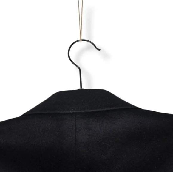 100% Cashmere Tasso Elba Blazer 44L for Black 2 Button Jacket Men's Macy's - Picture 12 of 14